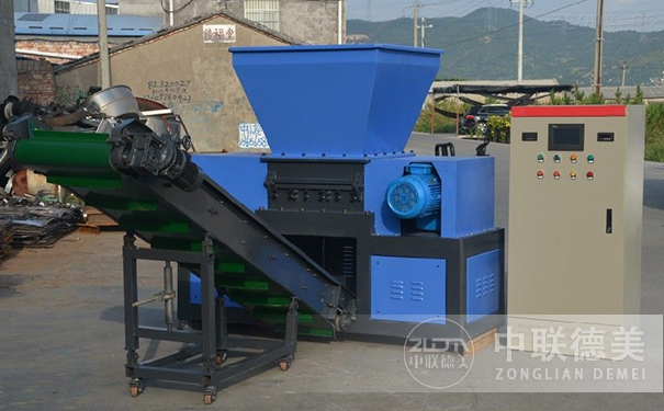 雙軸撕碎機組成和工作原理及刀輥結構展示